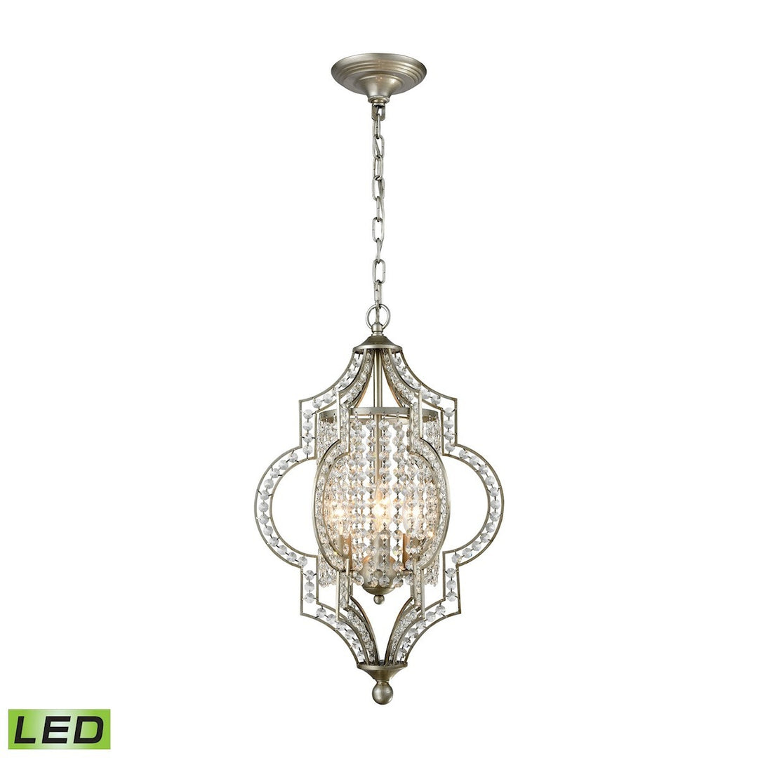 Elk Gabrielle 16270/3-LED Pendant Light - Aged Silver