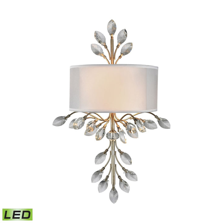 Elk Asbury 16280/2-LED Wall Sconce Light - Aged Silver