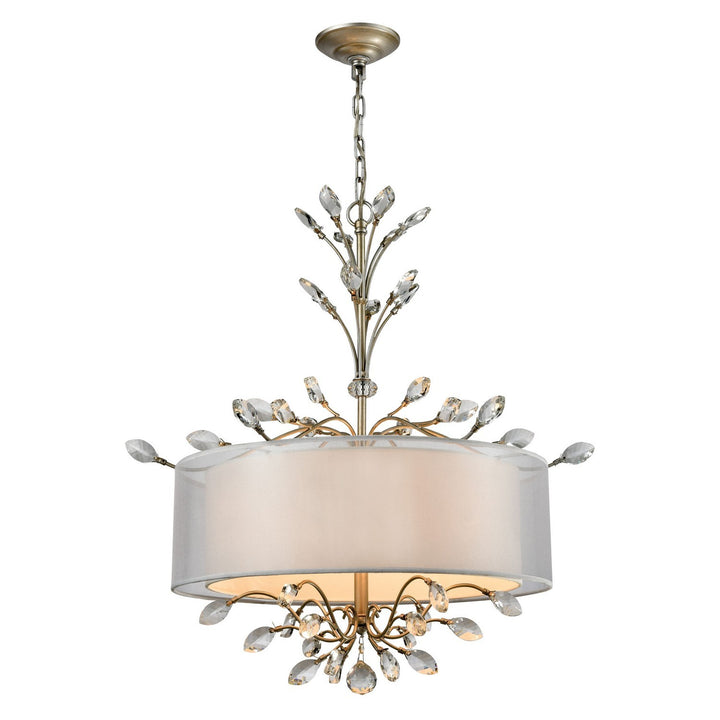 Elk Asbury 16282/4 Pendant Light - Aged Silver