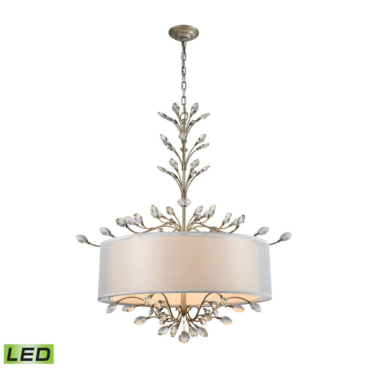 Elk Asbury 16283/6-LED Pendant Light - Aged Silver