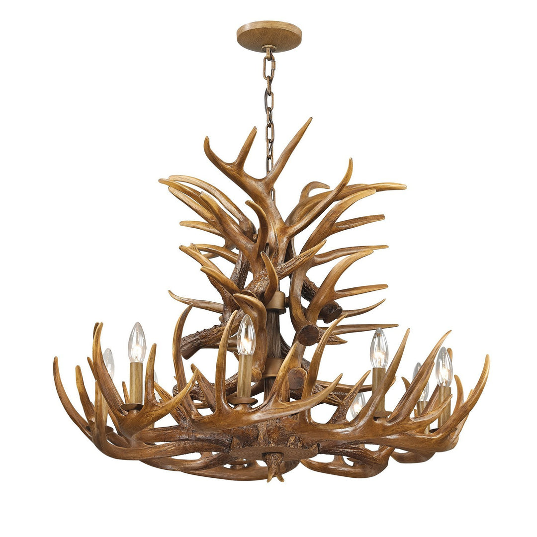 Elk Elk 16316/9 Chandelier Light - Wood Tone