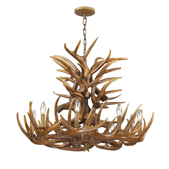 Elk Elk 16316/9 Chandelier Light - Wood Tone