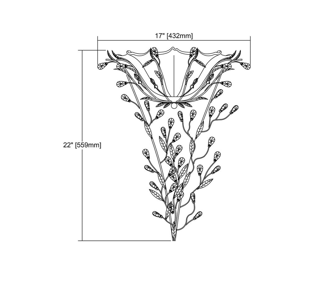 Elk Circeo 18129/2-LED Wall Sconce Light - Deep Rust