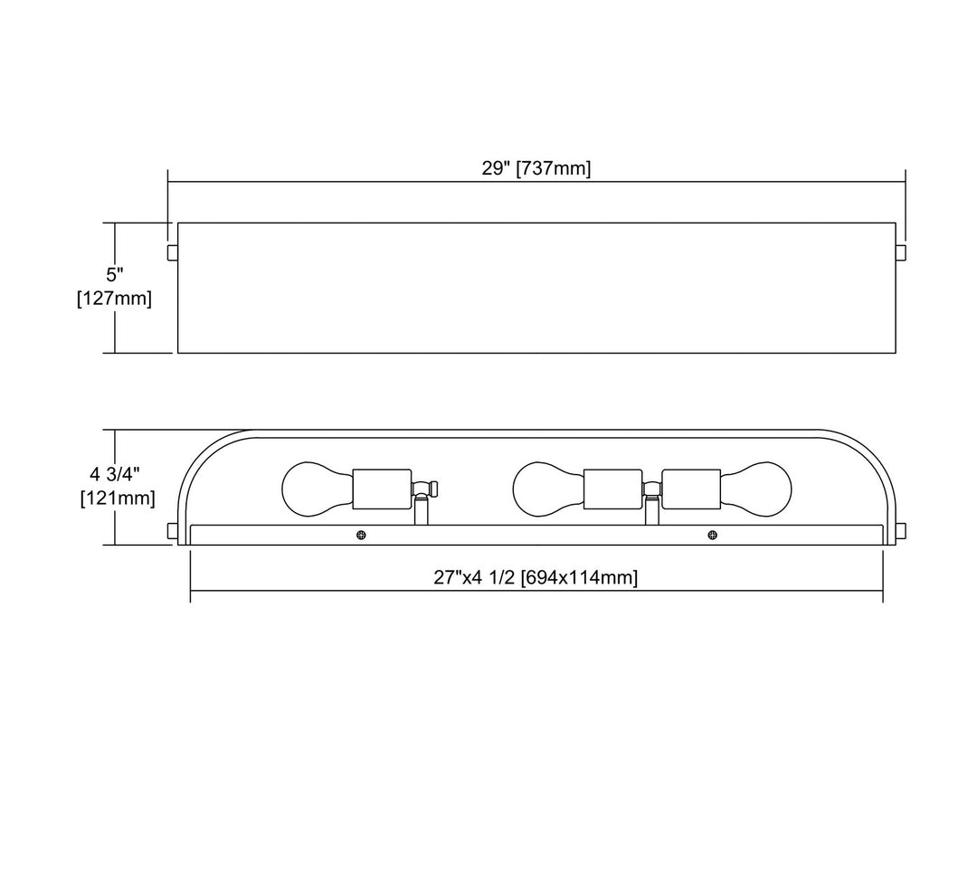 Elk Modern Organics 19066/3 Bath Vanity Light 29 in. wide - Polished Chrome