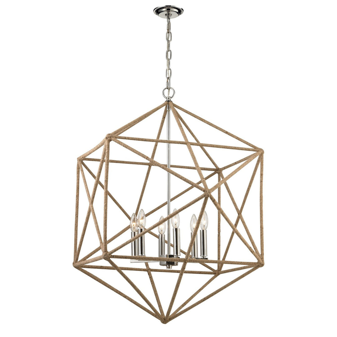 Elk Exitor 31586/6 Pendant Light - Polished Nickel