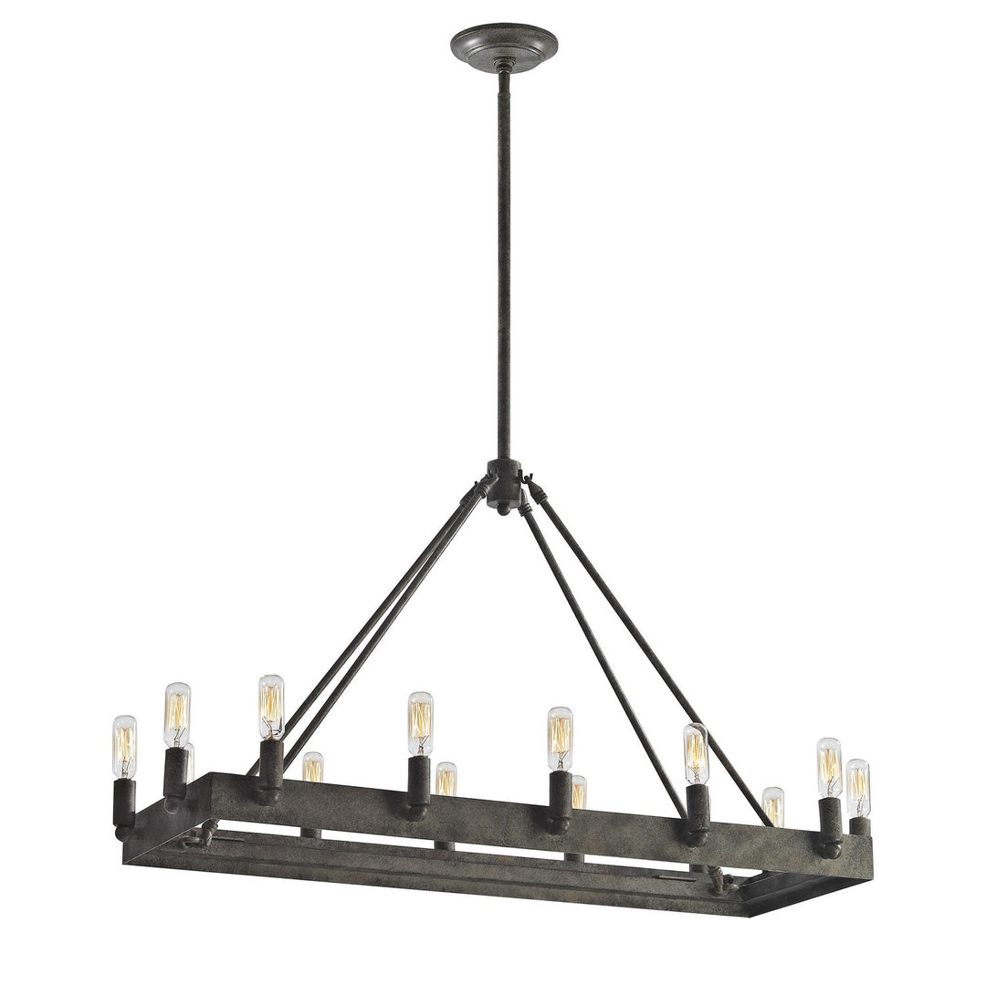 Elk Lewisburg 31822/14 Pendant Light - Malted Rust