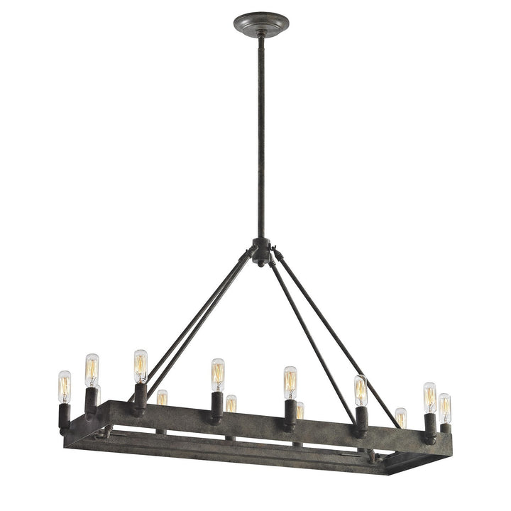Elk Lewisburg 31822/14 Pendant Light - Malted Rust
