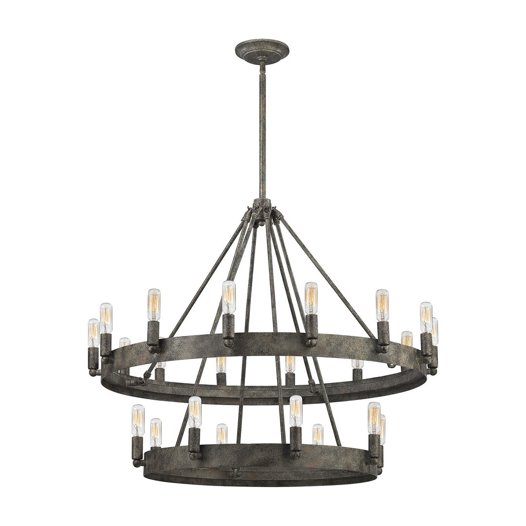 Elk Lewisburg 31823/8+14 Chandelier Light - Malted Rust