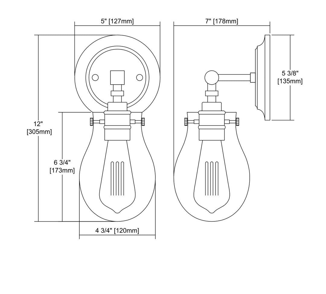 Elk Jaelyn 31930/1 Wall Sconce Light - Oil Rubbed Bronze