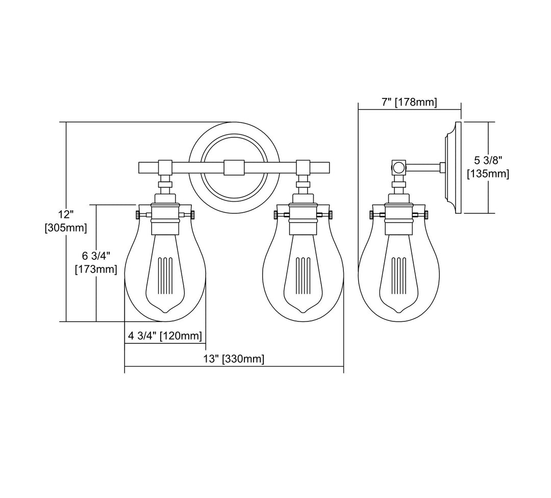 Elk Jaelyn 31931/2 Bath Vanity Light 13 in. wide - Oil Rubbed Bronze