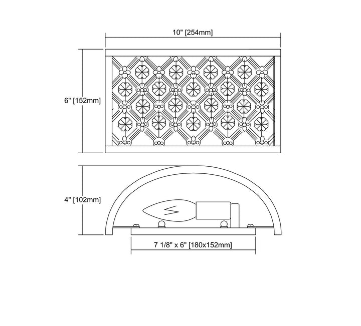 Elk Genevieve 32100/2-LED Wall Sconce Light - Oil Rubbed Bronze