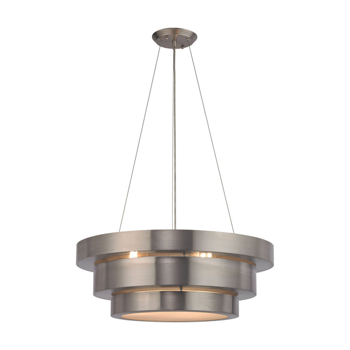 Elk Layers 32225/3-LED Pendant Light - Brushed Steel