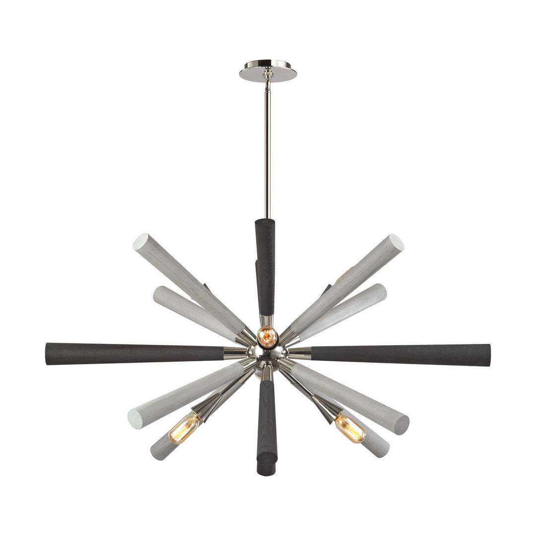 Elk Solara 32232/6 Chandelier Light - Polished Nickel