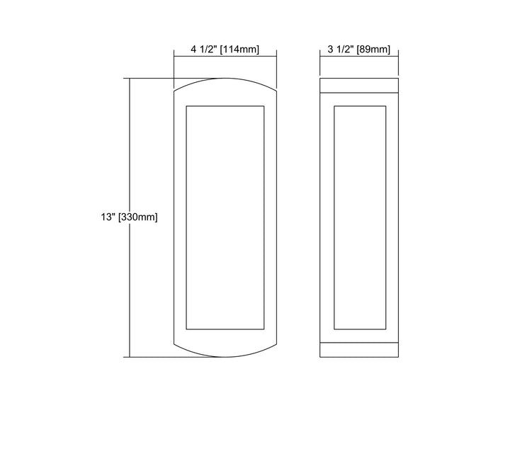 Elk Lighting 45170/1 Modern Trenton Outdoor Blackened Bronze