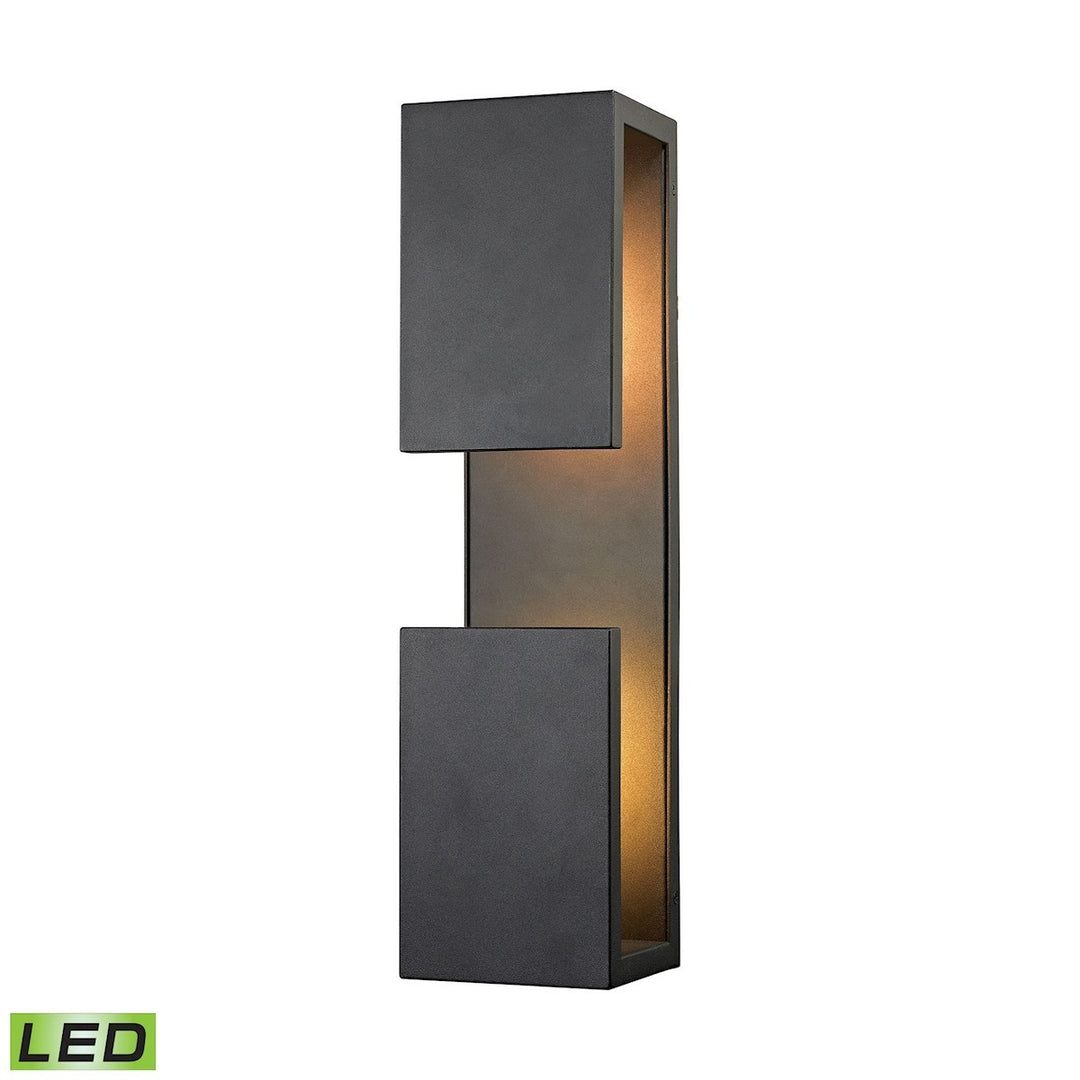 Elk Lighting 45232/LED Modern Pierre Outdoor Textured Matte Black