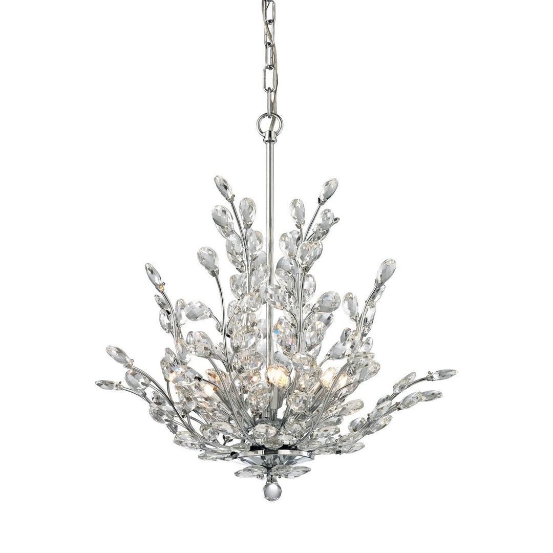 Elk Crystique 45262/6 Chandelier Light - Polished Chrome