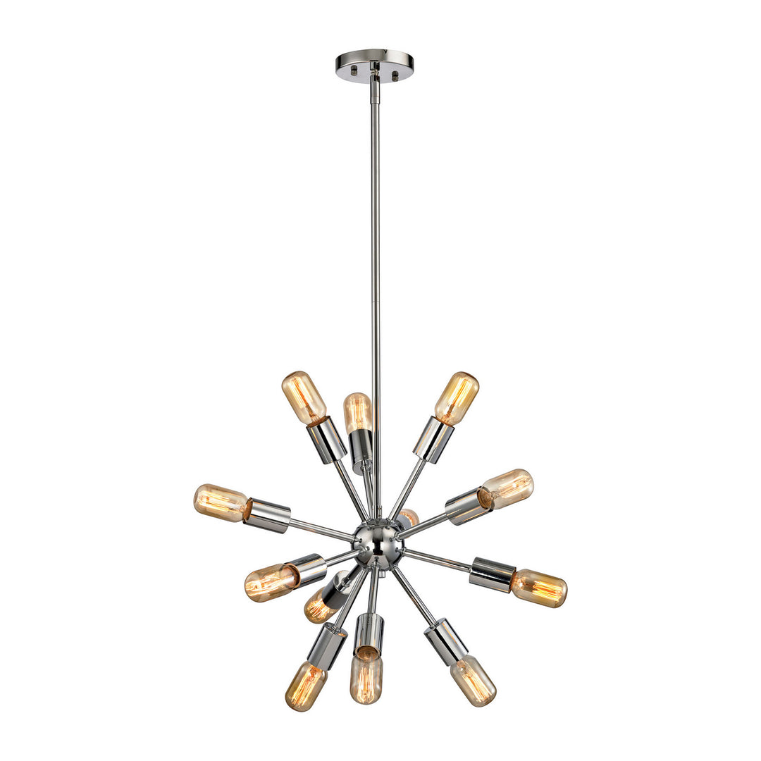 Elk Delphine 46233/12 Chandelier Light - Polished Chrome