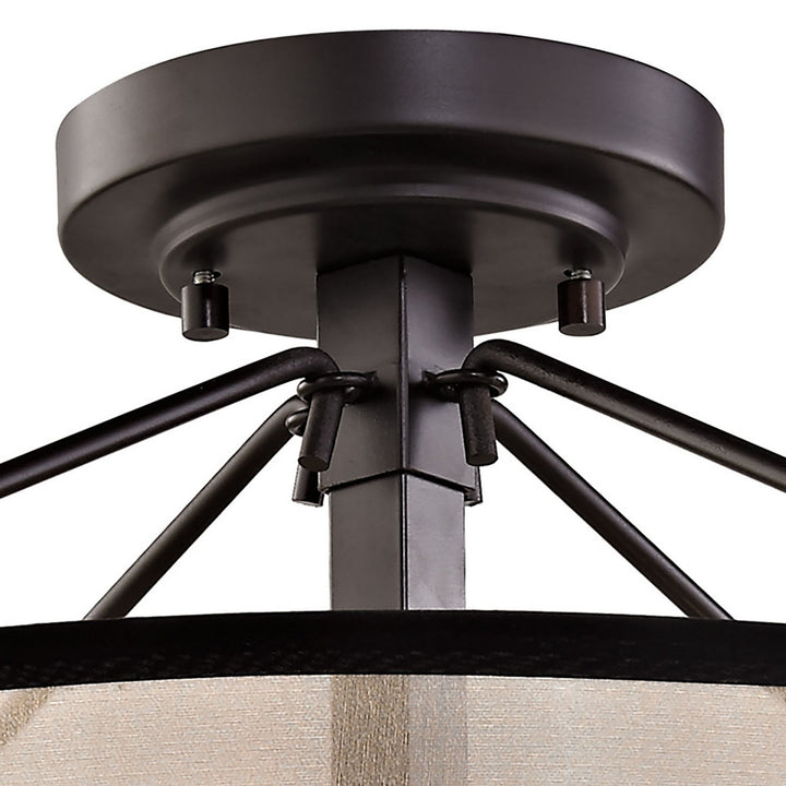 Elk Diffusion 57024/3-LED Ceiling Light - Oil Rubbed Bronze