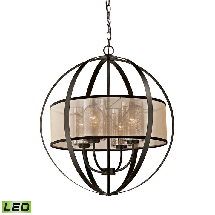 Elk Diffusion 57029/4-LED Chandelier Light - Oil Rubbed Bronze