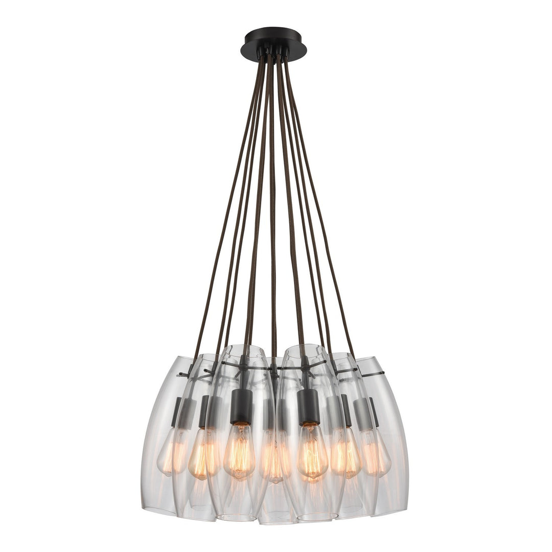 Elk Menlow Park 60044-12SR Pendant Light - Oil Rubbed Bronze
