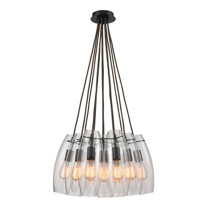 Elk Menlow Park 60044-12SR Pendant Light - Oil Rubbed Bronze
