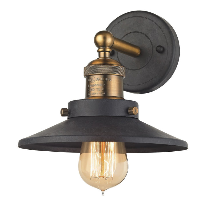 Elk English Pub 67180/1 Wall Sconce Light - Antique Brass
