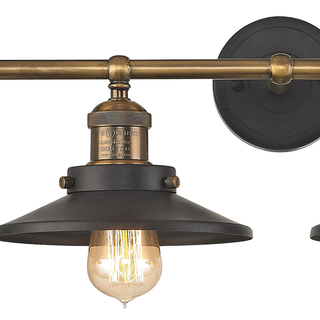 Elk English Pub 67183/4 Bath Vanity Light 38 in. wide - Antique Brass