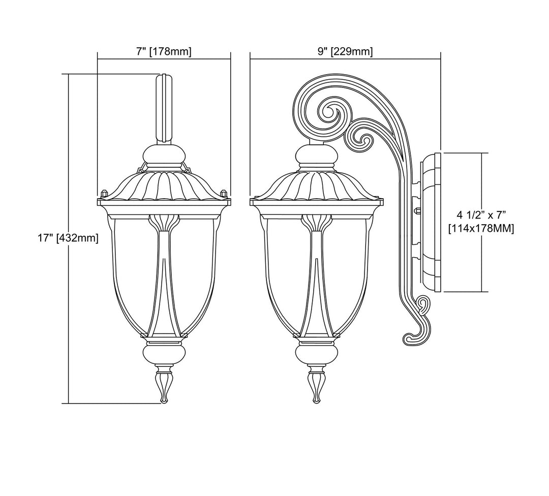 Elk Lighting 87100/1  Derry Hill Outdoor Matte Black