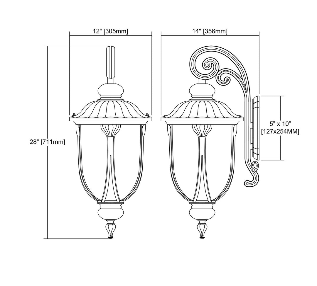 Elk Lighting 87102/1  Derry Hill Outdoor Matte Black