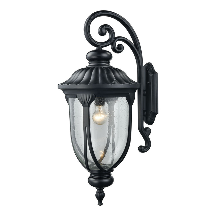 Elk Lighting 87102/1  Derry Hill Outdoor Matte Black