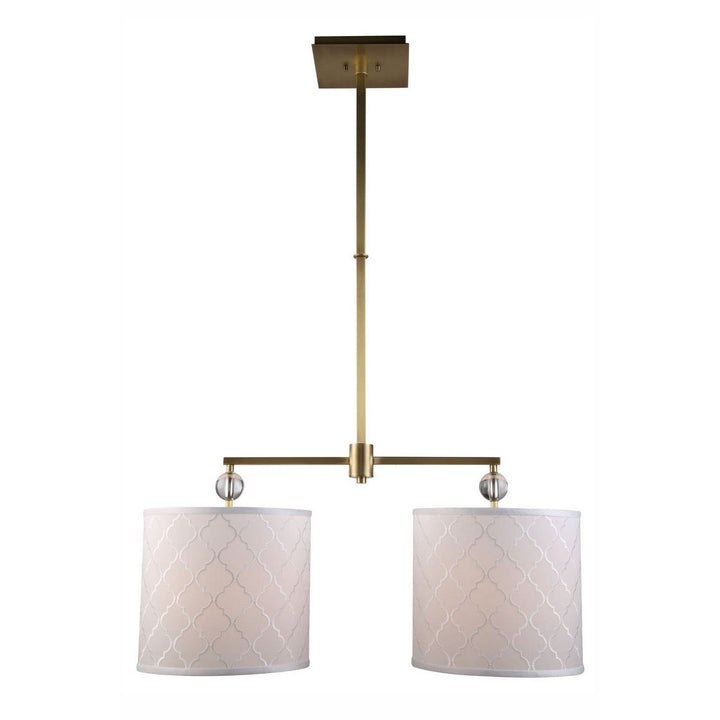 Elegant Gemma 1445D34BB Pendant Light - Burnished Brass