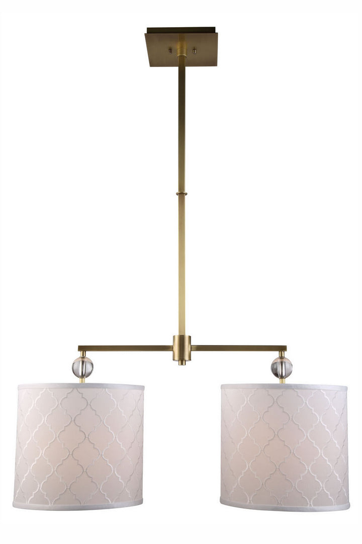 Elegant Gemma 1445D34BB Pendant Light - Burnished Brass