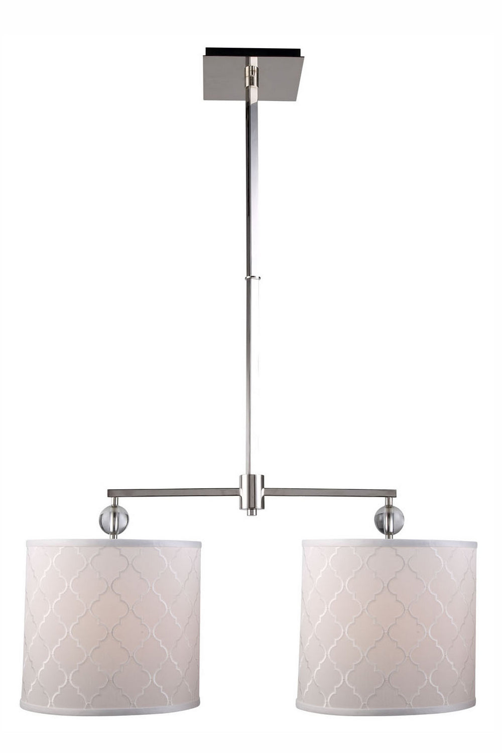 Elegant Gemma 1445D34PN Pendant Light - Polished Nickel