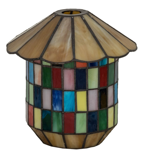 Meyda Tiffany Lighting 72855 Meyer Lantern Shade Lamp Shade Multicolored