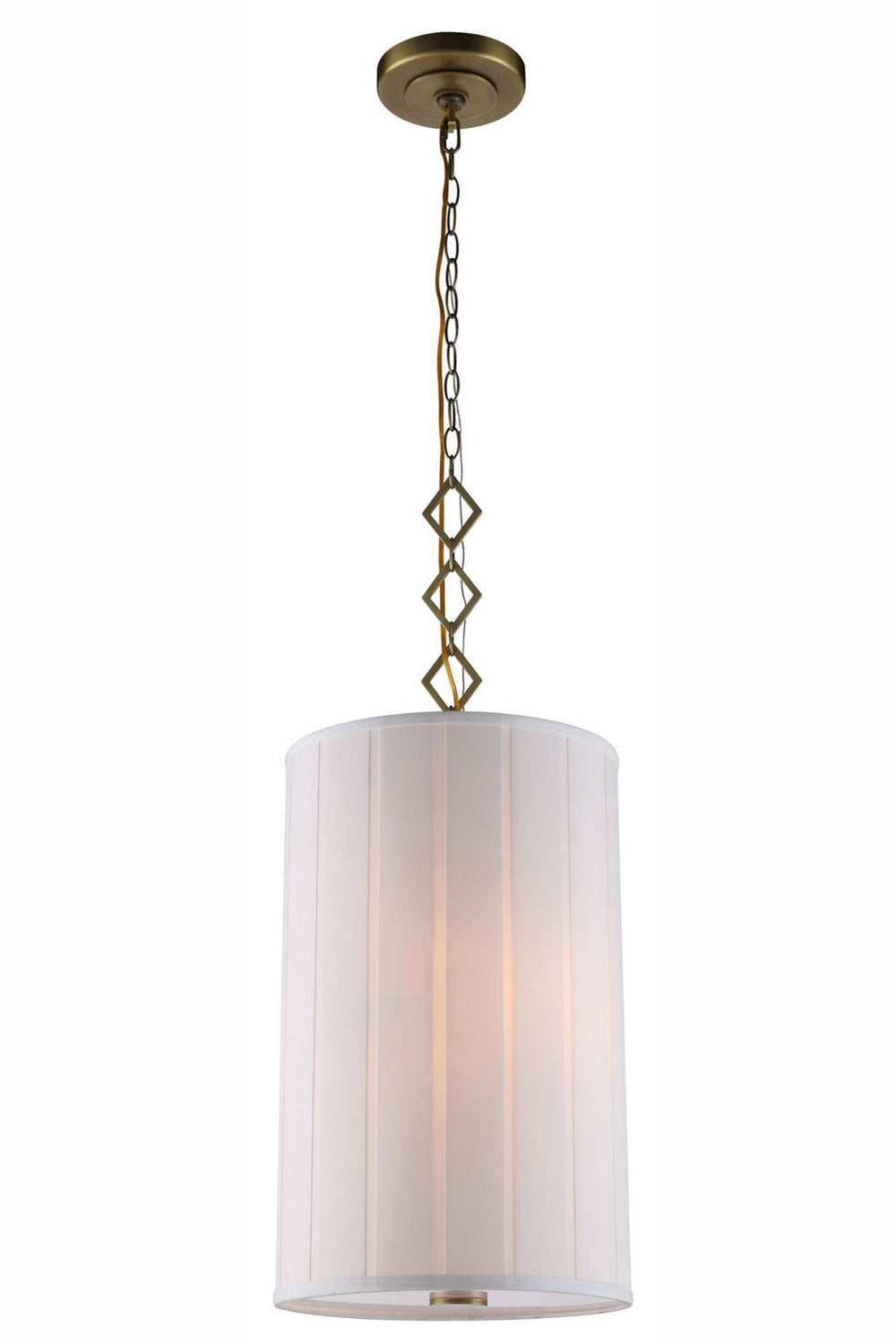 Elegant Luna 1458D13BB Pendant Light - Burnished Brass