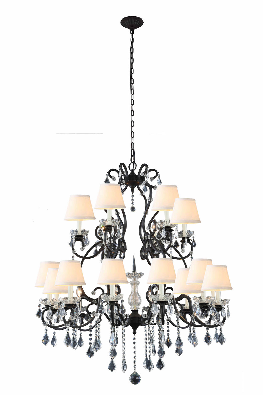 Elegant Diana 1471G39VB Chandelier Light - Vintage Bronze