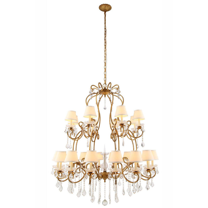 Elegant Diana 1471G44GI Chandelier Light - Golden Iron