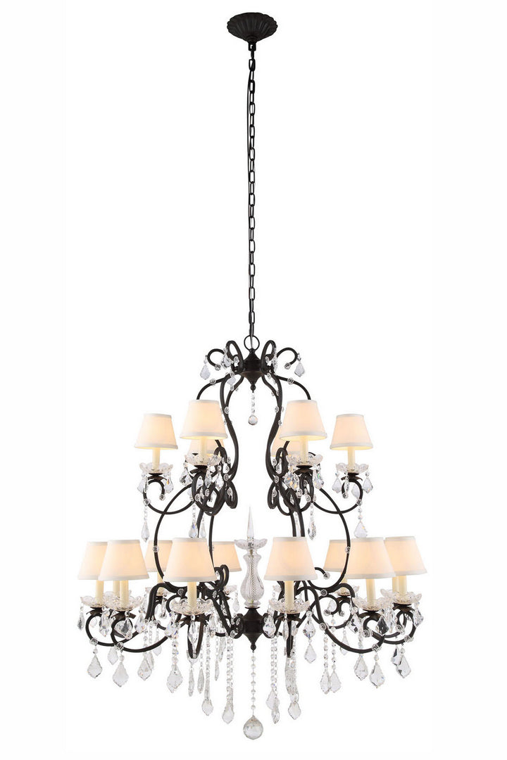 Elegant Diana 1471G44VB Chandelier Light - Vintage Bronze