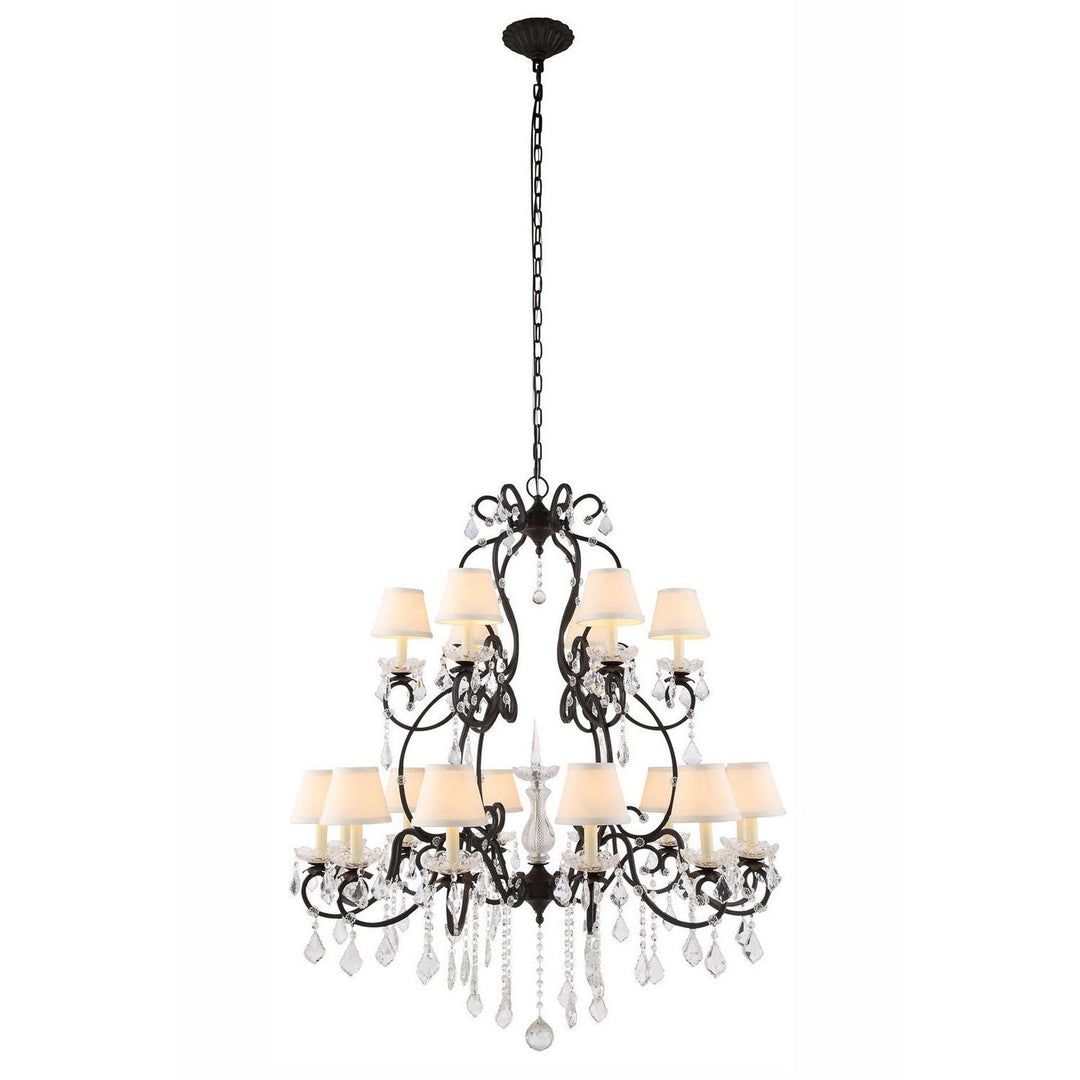 Elegant Diana 1471G44VB Chandelier Light - Vintage Bronze