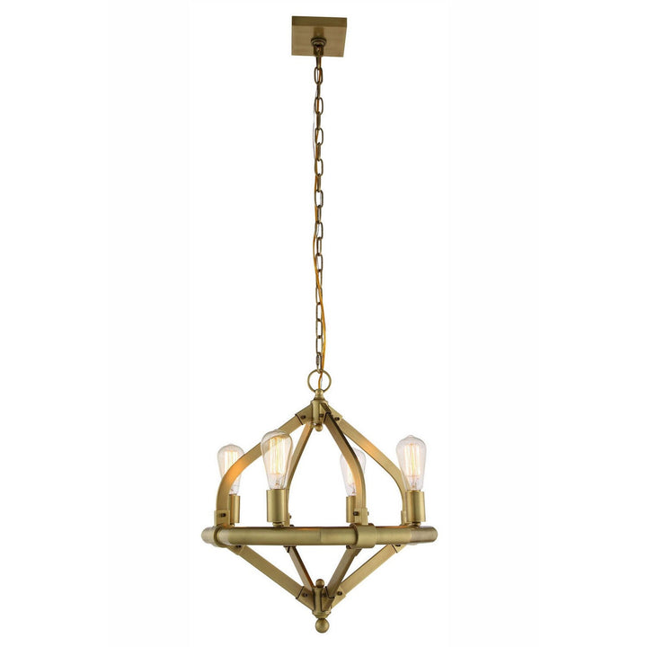 Elegant Illumina 1472D20BB Chandelier Light - Burnished Brass