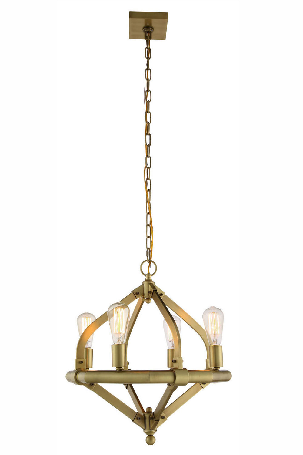 Elegant Illumina 1472D20BB Chandelier Light - Burnished Brass