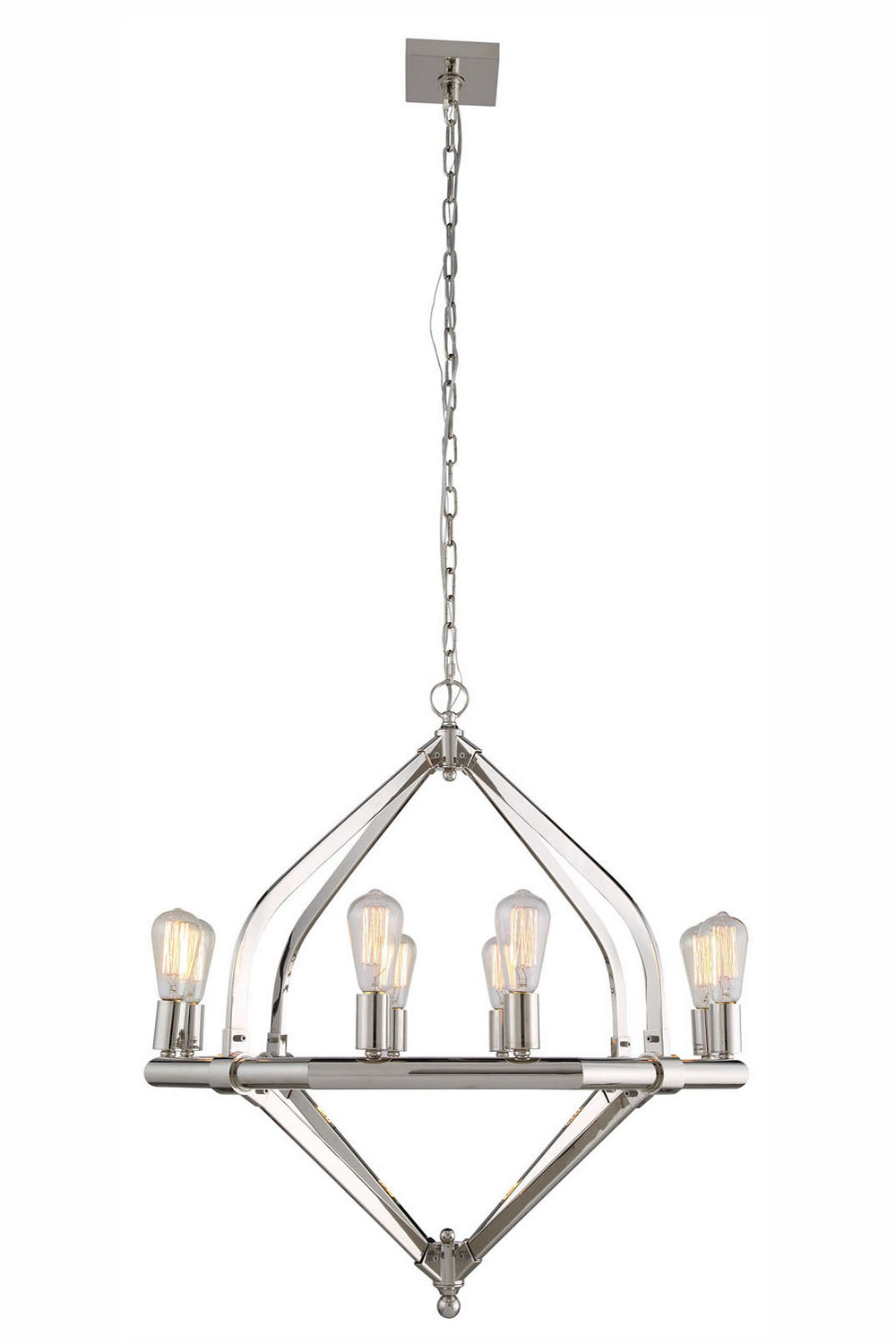 Elegant Illumina 1472D31PN Chandelier Light - Polished Nickel