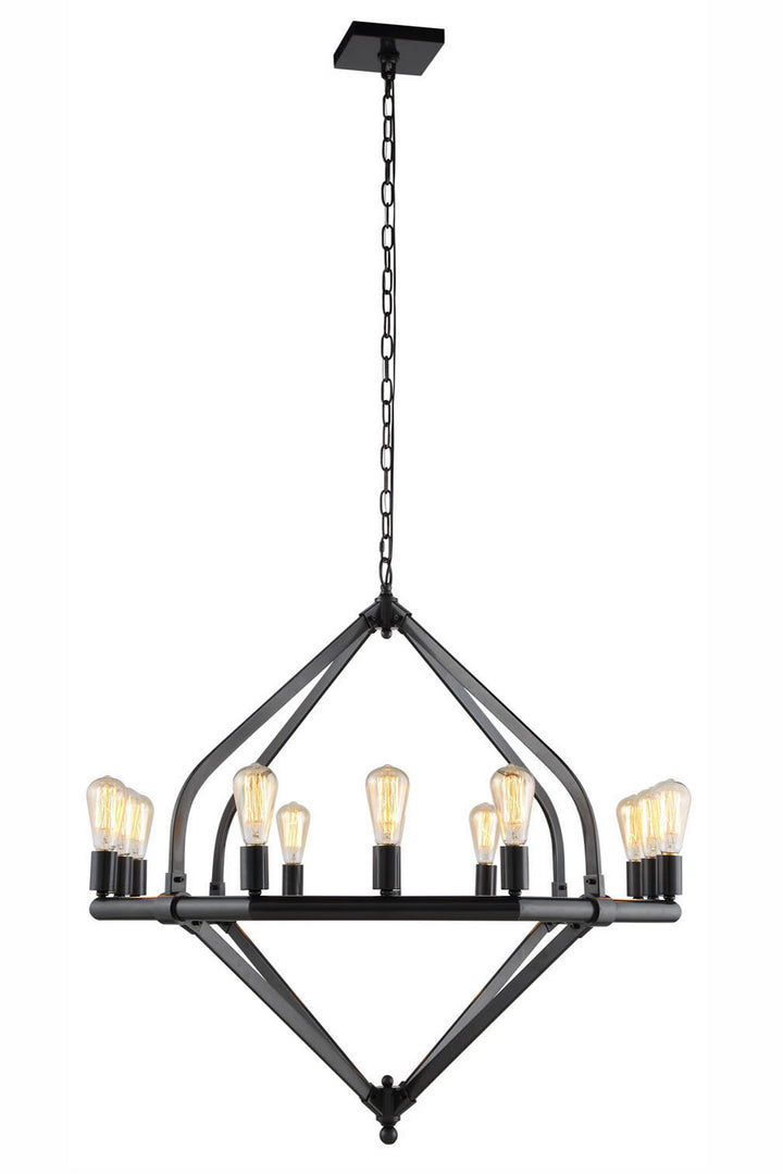 Elegant Illumina 1472G39BZ Chandelier Light - Bronze