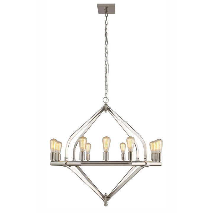 Elegant Illumina 1472G39PN Chandelier Light - Polished Nickel