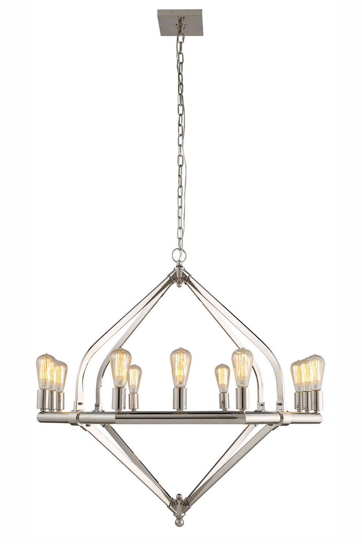 Elegant Illumina 1472G39PN Chandelier Light - Polished Nickel