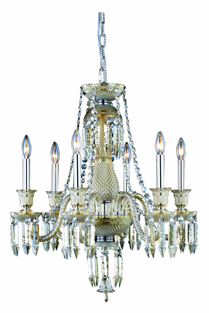 Elegant Majestic 8906D24GT-GT/EC Chandelier Light - Golden Teak