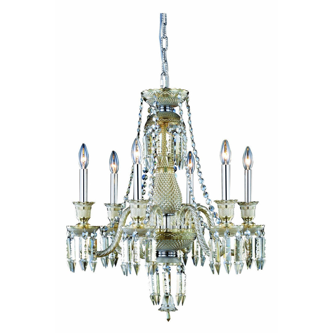 Elegant Majestic 8906D24GT-GT/EC Chandelier Light - Golden Teak