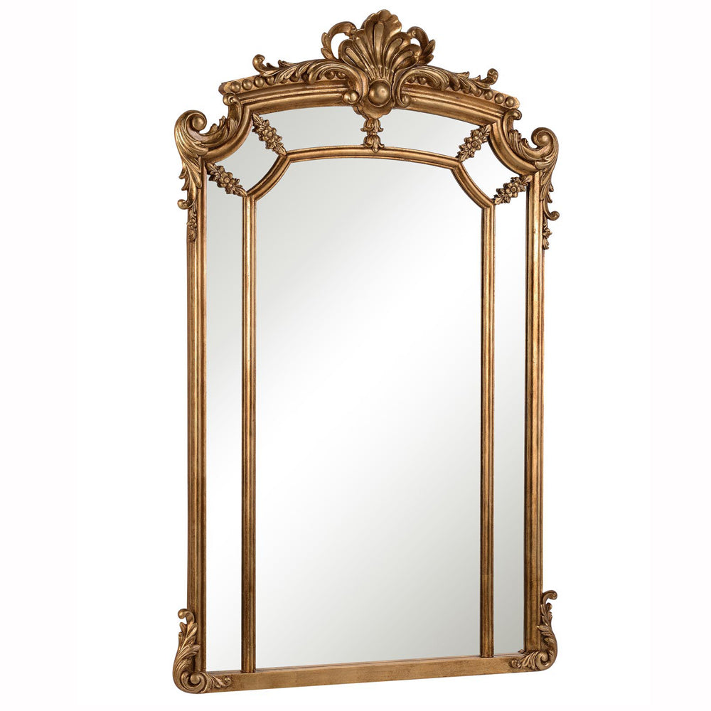 Elegant Lighting MR-3344  Antique Mirror Antique Gold Leaf