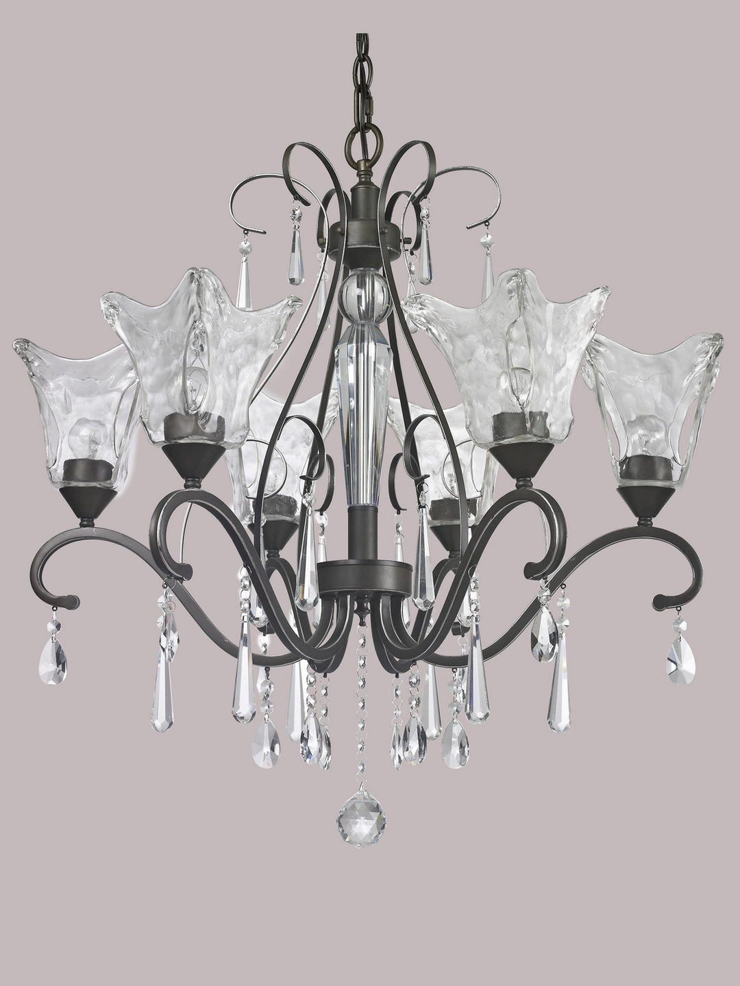 Revolution CC2483FBCCCG Chandelier Light - Flemish Bronze