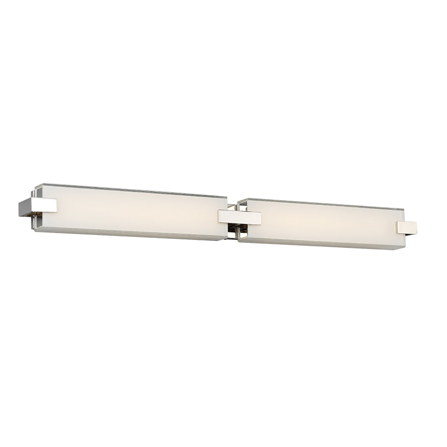 WAC Bliss WS-79636-PN Bath Vanity Light 3 in. wide - Polished Nickel